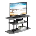 thumbnail image 3 of Convenience Concepts Designs2Go Three-Tier Wide TV Stand in Gray Wood Finish, 3 of 5
