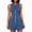 Blue, variant on HIOK Women's Sleeveless Denim Tank Dress Slim Fit A Line Summer Casual Mini Dress Stretchy Basic Dress for Daily Wear Party Vacatio
