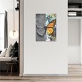 thumbnail image 3 of Graffiti Butterfly Decor Canvas graffiti butterfly Wall Art colorful butterfly Canvas Prints Painting Butterfly Decorations Framed Artwork for Bathroom Living Room Bedroom 12"x16", 3 of 6