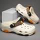 thumbnail image 2 of Nuevos zapatos perforados cálidos de felpa para hombre, suela gruesa, zapatos informales para el hogar para parejas, zapatillas de algodón suaves y cómodas de EVA, regalo, 2 of 4