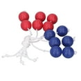 thumbnail image 1 of Balles de Lancer d'Échelle, Balles de Lancer d'Échelle 3 Rouges 3 Bleues Légères pour Pelouse Extérieure pour Adultes, 1 of 8