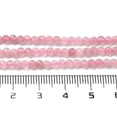 thumbnail image 5 of 5 strand Natural Madagascar Rose Quartz Beads Strands Faceted Grade AA Round 3.5~3.8mm Hole: 0.7mm 111~128pcs/strand 15.16~15.39''(38.5~39.1cm), 5 of 5