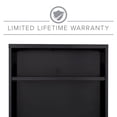 thumbnail image 6 of Hirsh 36 inch Wide 2 Drawer Metal Lateral Combo File Cabinet for Home and Office, Holds Letter, Legal and A4 Hanging Folders, Black, 6 of 17