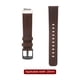 thumbnail image 2 of Rápido Desenganche Auténtico Cuero Reloj Banda 20mm Ancho Flor Vaca Cuero Reloj Correa para Hombres y Mujeres, Oscuro Marrón y Negro, 2 of 8