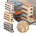 thumbnail image 2 of Dispensador de nevera con caja de almacenamiento de huevos, 4 capas, 2 of 6