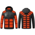 thumbnail image 2 of Cadancy Heating Jacket for Women Men Rechargeable Washable 35 Heating Zones 4 Temperature Modes Winter Jackets Thermal Long Sleeve Zip Up Detachable Hood Outerwear Coat, 2 of 9