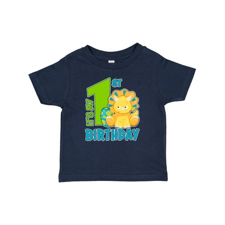 

Inktastic Its My 1st Birthday with Dinosaur Gift Baby Boy or Baby Girl T-Shirt
