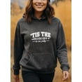 thumbnail image 3 of Creative Holiday Christmas Hoodie for Men Women, Holiday Pullover Hooded Sweatshirt, Cozy Cotton Poly Blend, Funny Winter Xmas Gift Outfit, 3 of 5