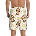 thumbnail image 3 of Daiia Sloth Yoga Mens Woven Stretch Pajama Short,Short Pajama Pants-X-Large, 3 of 9