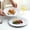 White, variant on Xheghe Versatile Snack and Dining Plates for Everyday Use – Perfect for Family Gatherings and Outdoor Dining – Easy to Clean and Space-Saving Design