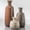 011 Vase Set - Brown, variant on 011 Vase Set - Brown Ceramic 3-Piece Decorative Vase Set for Home Decor