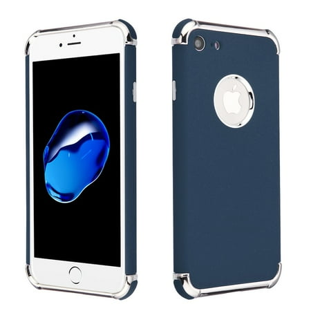 - Klarion Frosted Color Tough Case for iPhone 8 / 7 - Navy Blue