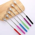 thumbnail image 3 of Adjustable Length Stainless Steel Telescopic Back Scratcher for Itch Relief, 3 of 6