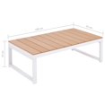 thumbnail image 2 of vidaXL 5 Piece Patio Lounge Set with Cushions Aluminum and WPC, 2 of 9