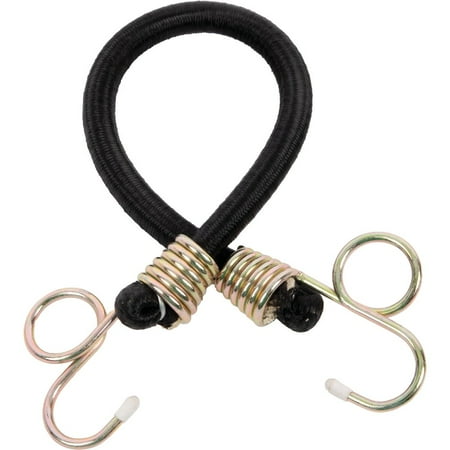 

2Pc Erickson 1/2 In. X 18 In. Industrial Power Pull Bungee Cord Black
