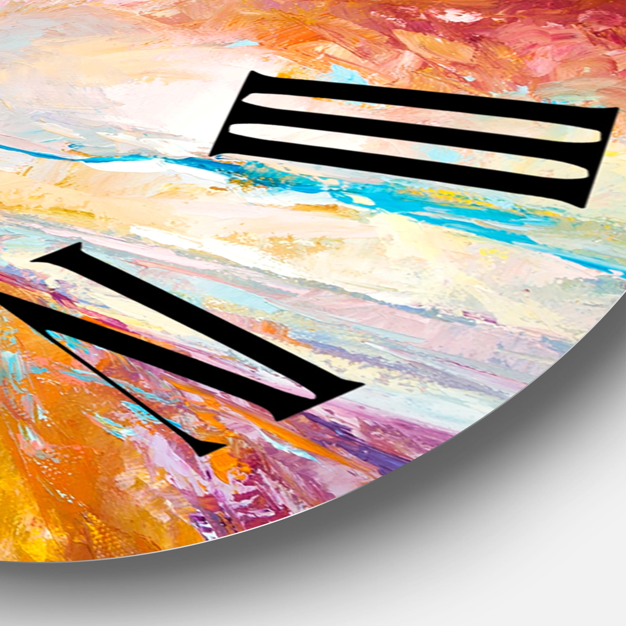 Designart 1 in Quartz Coastal Wall Clock