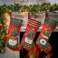 thumbnail image 2 of The Gerson Company Set of 3 Lighted Christmas Stockings - N/A, 2 of 2