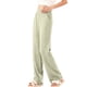 thumbnail image 5 of Pantalones largos para niños, de color liso, con cintura elástica y bolsillos laterales, holgados y transpirables, para dormir, de poliéster., 5 of 5