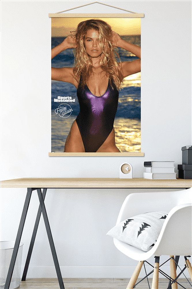 Sports Illustrated: Swimsuit Edition - Hailey Clauson 18 Wall Poster with Magnetic Frame, 22.375" x 34"