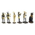 thumbnail image 2 of Egyptian Gods Anubis Osiris Seth Horus Bastet Thoth Miniature Statues Set Of 6, 2 of 4