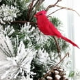 thumbnail image 2 of Cornucopia Brands Red Cardinals Ornaments (6-Pack), 3-Inch Tall Artificial Birds; Great for Christmas Decorations, Winter Theme, Wreaths Etc, Clip-On Style, 2 of 9