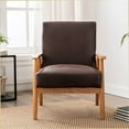 thumbnail image 4 of Uspridefurniture Losurdo 25.4'' Wide Tufted Accent Chair -Brown, 4 of 7