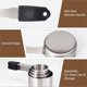 thumbnail image 5 of Juego de Taza y Cuchara Medidora de Acero Inoxidable con Mango de Silicona Magnético, Utensilios de Cocina para Hornear, Taza Medidora Graduada con Escalas de Medición, 5 of 7