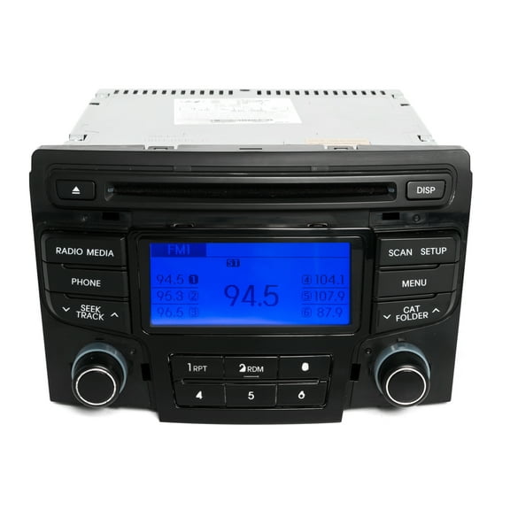 Restored Hyundai Sonata 2012-2015 Radio AM FM mp3 Single Disc CD w XM 96180-3Q6004X (Refurbished)