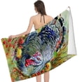 thumbnail image 2 of PHYHOO Turkey Beach Towels Oversized Microfiber Beach Towel for Adults Extra Large Beach Towel Sand Free Towel for Travel, Pool, Camping 30x60in, 2 of 8
