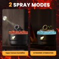 thumbnail image 3 of Cannon Blast Aroma Humidifier, 7 Colors LED Vapor Cannon Humidifier Silent Diffuser, 2 Mode Creative Turret Colorful Yellowcane Air Aromatherapy Small Home Desktop Diffuser for Bedroom, 3 of 6