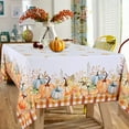 thumbnail image 6 of Sevenstars Thanksgiving Tablecloth Fall Pumpkin Table Cloth Rectangle Table Cover for Kitchen Dinner,60" x 84", 6 of 7