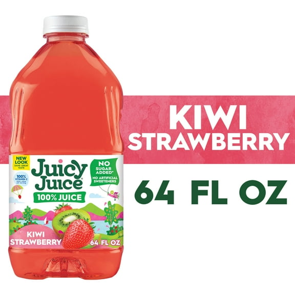 Juicy Juice 100% Juice, Kiwi Strawberry, 64 fl oz Bottle