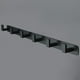 thumbnail image 1 of Perchero Vanloory de acero inoxidable resistente con 6 ganchos, negro, 1 of 7
