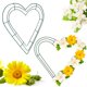 thumbnail image 3 of Paquete de 3 coronas de metal con forma de corazón de 12 pulgadas, marco de alambre en forma de corazón para manualidades de bricolaje para el hogar, bodas y San Valentín, 3 of 8