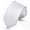 White, variant on Elvqul Mens Formal Necktie Party Solid Color Wedding Red Business Necktie