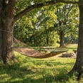 thumbnail image 2 of 2 Person Polyester Caribbean Hammock with Hardwood Spreader Bars 600lbs Capacity Khaki, 2 of 10