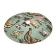 Ocsxa Vintage Farm Animals Christmas Tree Skirt 36" Snowman Xmas Tree