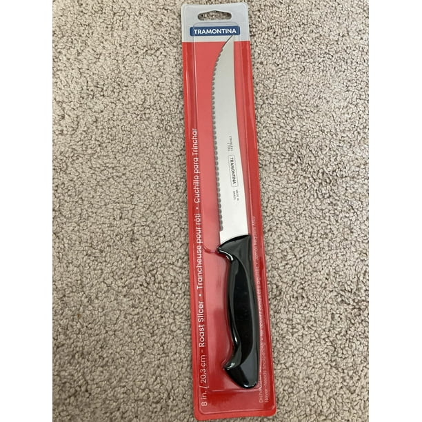 Cuchillo Rebanador Tramontina 20 cm con filo microdentado