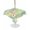 Blue, variant on Outdoor Tablecloth with Umbrella Hole for Patio/Picnic/Party/Camping, Summer Fruit Waterproof Table Cloth Square Cover Washable, Spring Botanical Lemon Peach Green (54"x 54")