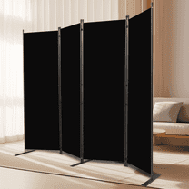 Room Divider-4 Panels Folding Privacy Screens, Partition Room Dividers Wall for Separation, Home, Office, Classroom, Studio