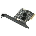 thumbnail image 1 of Tarjeta PCIe USB, Tarjeta PCIe De Velocidad De Transferencia De 10 Gbps Para Escritorio Para Computadora, 1 of 7