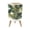 Color 3, variant on Small Trash Can with Lid Green succulent cactus orange flowers seamless Beach Cream 1.8 Gallon Dog Proof Trash Can Round Garbage Can Waste Bin Wastebasket for Bathroom Bedroom Living Room