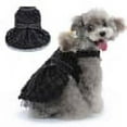 thumbnail image 5 of Dog Dress Puppy Skirt Dog Princess Dresses Wedding Lace Edge Dress Luxury Bow Dog Dresses Costume for Small Dogs Girl Cat, 5 of 8