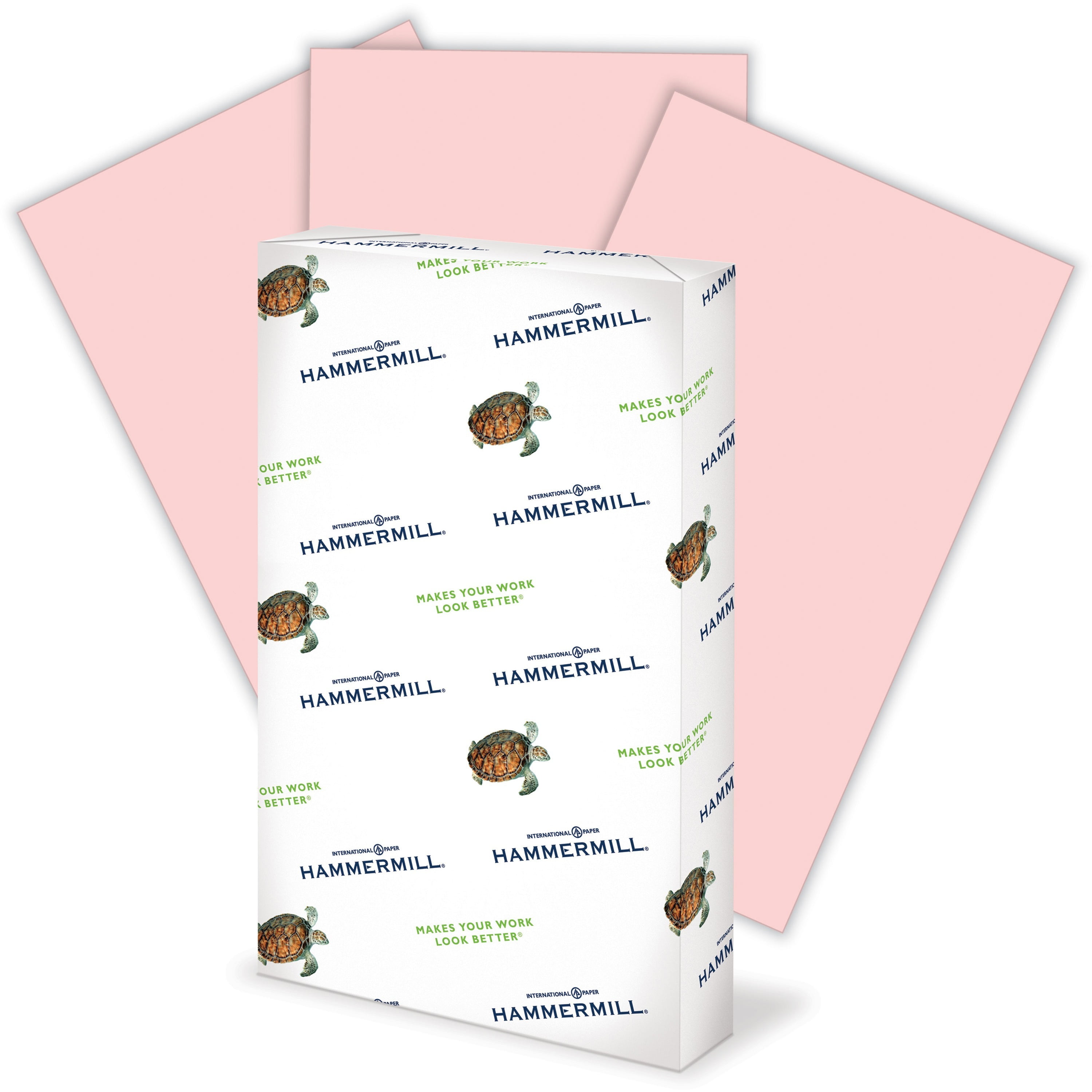 Hammermill, HAM103390, Colors Recycled Copy Paper, 500 / Ream, Pink