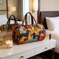 thumbnail image 6 of Puppy Quilted Travel Tote Bag Portable Quilted Embroidered Travel Bag, 6 of 6