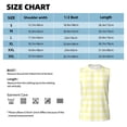 thumbnail image 4 of Picia Lemon Yellow Checkboard mens Cotton Tank Undershirts , Moisture-wicking Ribbed Tanks, Lightweight Cotton Tank Undershirts-Large, 4 of 8