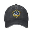 thumbnail image 1 of La Galaxy Hat Washed Cotton Baseball Cap For Outdoor, Travel & Daily Use, 1 of 5