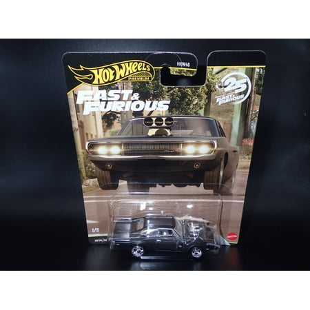 2026 HOT WHEELS PREMIUM FAST & FURIOUS 25YR 1/5 1970 DODGE CHARGER RT CHASE