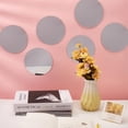 thumbnail image 4 of 10pcs Acrylic Mirror Sheets for Wall Decorations Flat Round White 150x0.8mm, 4 of 6