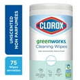 thumbnail image 1 of Clorox® Green Works® Cleaning Wipes, Unscented, 75 Count, 1 of 9
